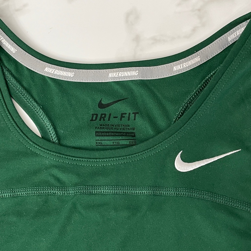 Nike Green Dry-Fit Racerback Tank Top XXL - Picture 4 of 9